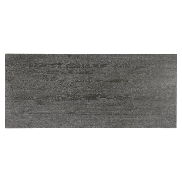 Bernhardt Bernhardt Menton 90" Rustic Modern Dining Table With Floating Beveled Top & Notched Block Legs 352220