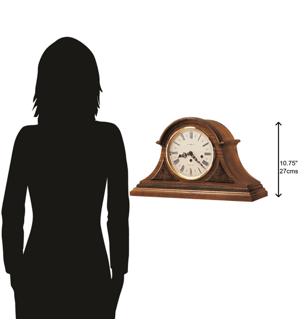 Hekman Furniture 613102 Elegant Worthington Mantel Clock With Oak Finish, Roman Numeral Dial & Westminster Chime Features Yorkshire Oak Worthington Mantel Clock 613102