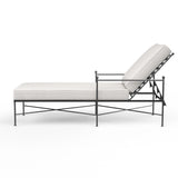 Provence Chaise Lounge in Canvas Flax w/ Self Welt SW3201-9-FLAX-STKIT Sunset West