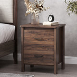 Christopher Knight Home® - Noble House - Olimont Contemporary 2 Drawer Nightstand