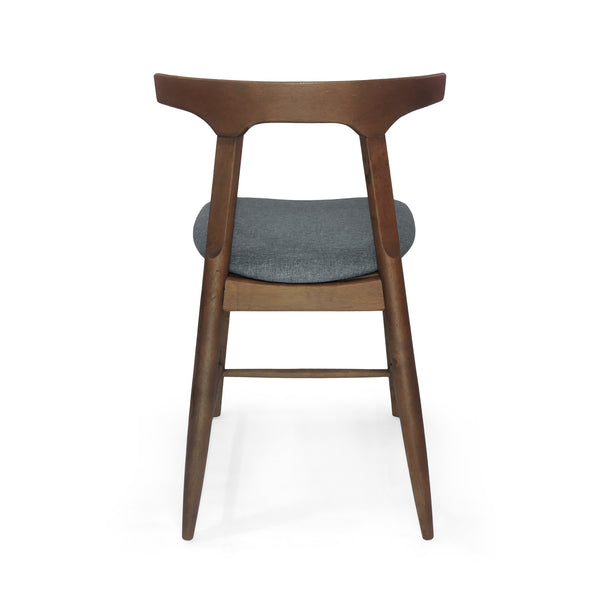 English Elm Counter Stools Set of Two Mid-century Rubberwood Frame Upholstered Kitchen Island Seating 72661.00