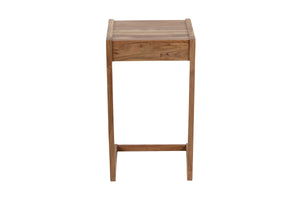 Porter Designs Porter Portola Solid Acacia Wood C Table – Elegant Mid-century Modern Accent For Today's Home Natural Wood 05-108-12-5025n