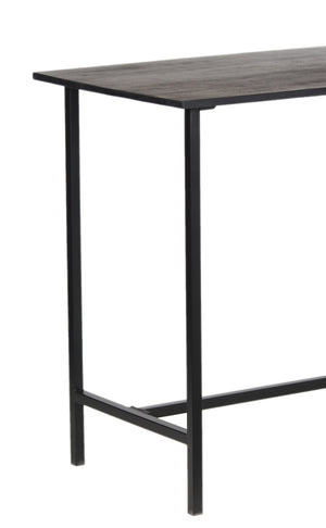 Porter Designs Porter Yuki Solid Wood Bar Stool In Gray - Stylish, Compact Design For Modern Dining Spaces Gray Wood 07-108-08-8654