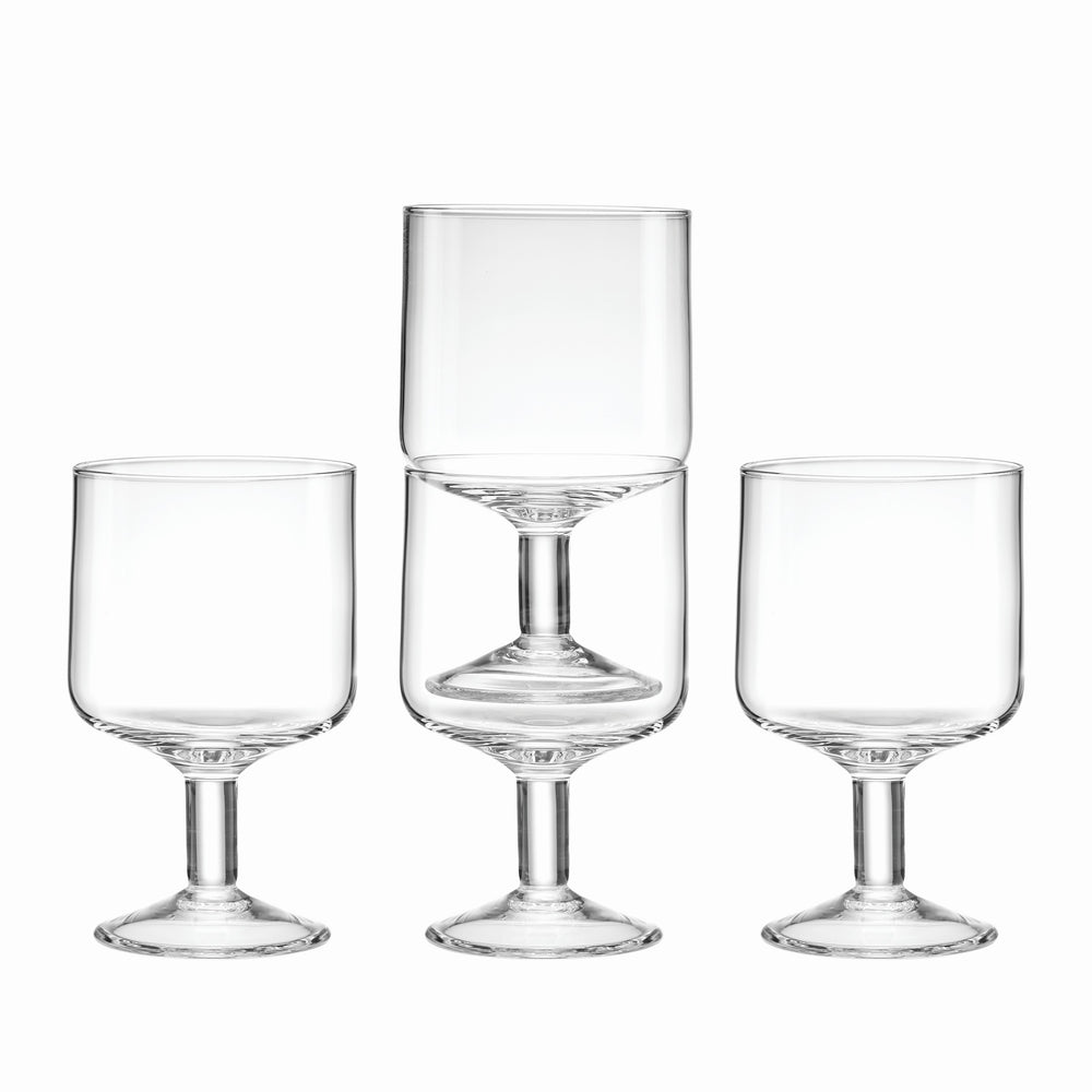 Lenox Tuscany Classics Stackable 4-Piece Wine Glass Set Clear, NO COLOR GLASS,CRYSTAL 895131