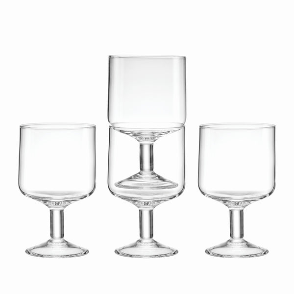 Lenox Tuscany Classics Stackable 4-Piece Wine Glass Set Clear, NO COLOR GLASS,CRYSTAL 895131