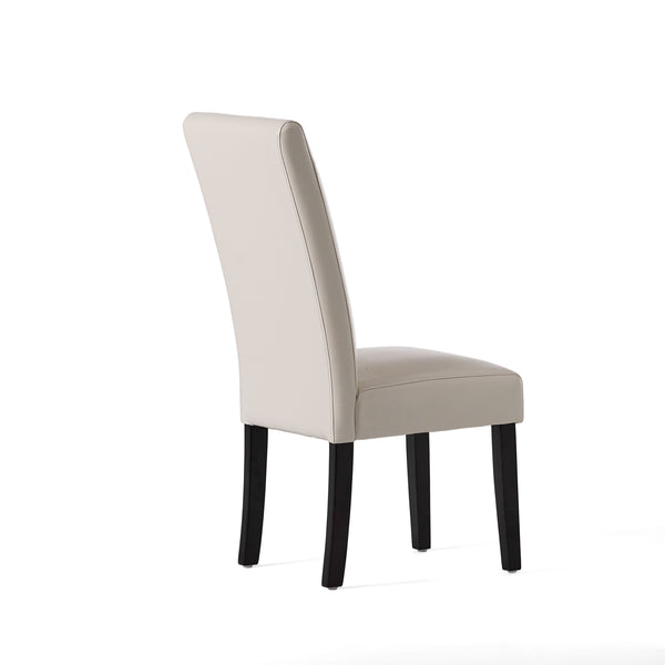 English Elm Hanford Upholstered Dining Chair Set of 2 with T-stitch Back and Tapered Legs 53999.00IVY