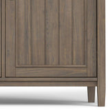 Lev Wide Storage Cabinet Smoky Brown B136P158824 Hearth and Haven