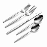 Lenox Oneida Revolve 20 Piece Everyday Flatware Set, Service for 4 Metallic, STAINLESS METAL B1057020AL21