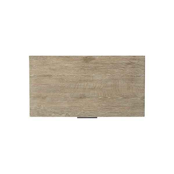 Bernhardt Bernhardt Tribeca Nightstand Aurum Oak With Textured Steel Sled Base, Soft-Close Drawers & Usb Charging 333229