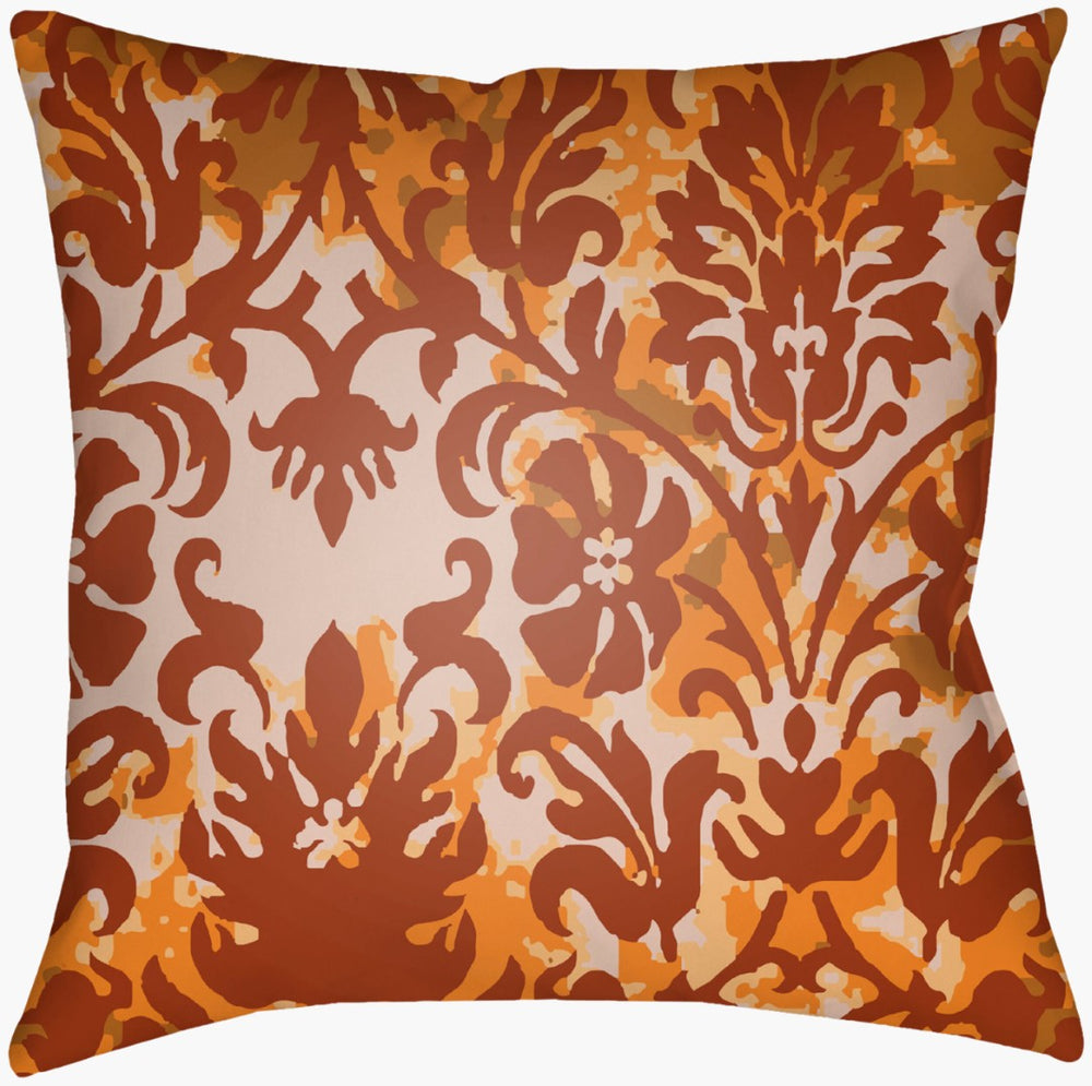 Livabliss Moody Damask Woven Polyester Accent Pillow Vintage Pattern for Sofa Bedroom Decor Wheat, Light Be 22"L x 22"W DK006-2222