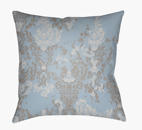 Livabliss Moody Damask Jacquard Woven Accent Pillow for Farmhouse and Transitional Living DK021-2020