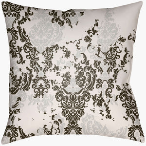 Livabliss Moody Woven Damask Accent Pillow Rustic Farmhouse Square Polyfill Insert Included DK022-1818