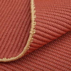 Feizy Rugs Theo Hand Woven Polypropylene Rug - Durable, Low Pile, Perfect For High-traffic Indoor & Outdoor Use Red,Tan Polypropylene The0827fredsndf00