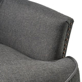 Christopher Knight Home® - Noble House - Tafton Tufted Grey Fabric Club Chair