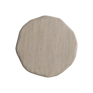 Bernhardt Bernhardt Carbonized Teak Tonga Side Table In Sea Oat – Primitive-Modern Round Top, Weather-Ready Stability X07103B