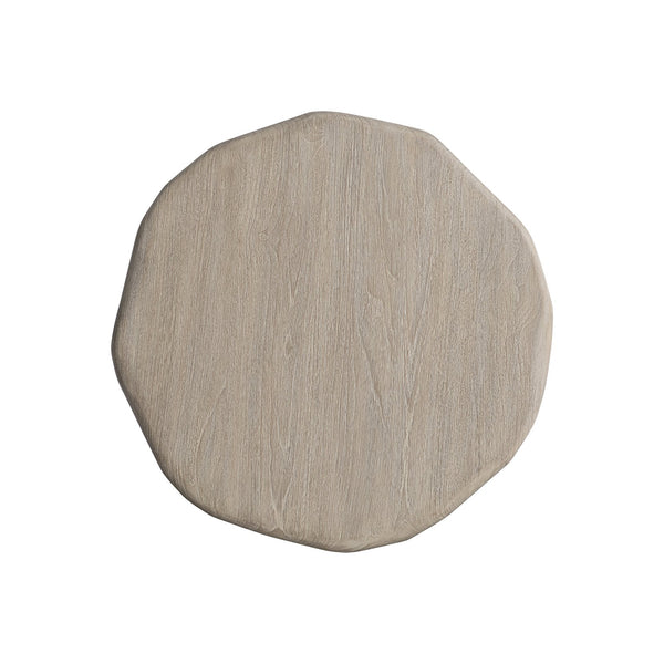 Bernhardt Bernhardt Carbonized Teak Tonga Side Table In Sea Oat – Primitive-Modern Round Top, Weather-Ready Stability X07103B