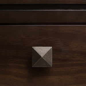 English Elm Cosmopolitan Coffee Table In Mahogany Brown - Handcrafted Solid Pine With Stylish Storage & Design B136P159515