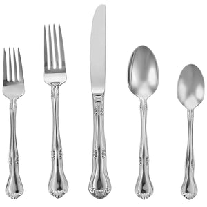 Lenox Gorham Valcourt 5-Piece Place Setting Metallic, STAINLESS METAL 9217510