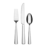 Oneida 24-Piece Chef's Table Stainless Steel Flatware Set, Service for 8, Mirror Finish