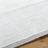 Dalia DLA-2303 9' x 12' Handmade Rug DLA2303-912  Off-White, Medium Gray Surya