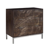 Rustic 3-Drawer Accent Chest Brown with Wood Finish P301753 Pulaski Furniture