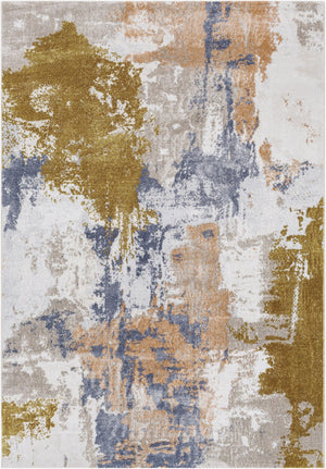 Livabliss Delight Belgian Woven Geometric Area Rug Soft Polypropylene Blend for Entryway or Bath Mustard, Dark B 9'2" x 12'10" DLG2300-92129