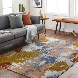 Livabliss Delight Belgium Woven Polypropylene Accent Rug Soft Low Pile for Entryways and Hallways Medium Gray, Mu 2' x 3'11" DLG2301-2311