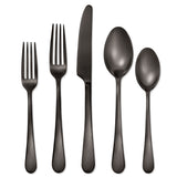 Hampton Mirabella 20-Piece Stainless Steel Flatware Set, Modern Mirror Finish