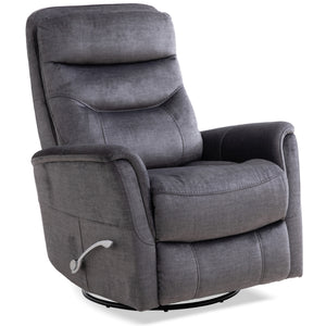 Parker House Parker Living Gemini - Capri Charcoal Swivel Glider Recliner Capri Charcoal 100% Polyester MGEM#812GS-CCH