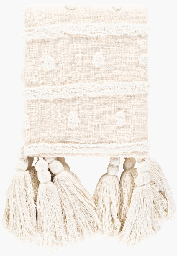 Livabliss Dallan Cotton Woven Throw Blanket with Moroccan Pattern for Bohemian Living DLN1000-5060