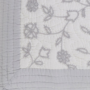 Surya Delaney 26"W X 26"L Cotton-linen Blend Sham - Stylish, Soft, And Machine-washable Bedding Essential Light Gray Cotton,Linen,Cotton,Linen Dln5001-s