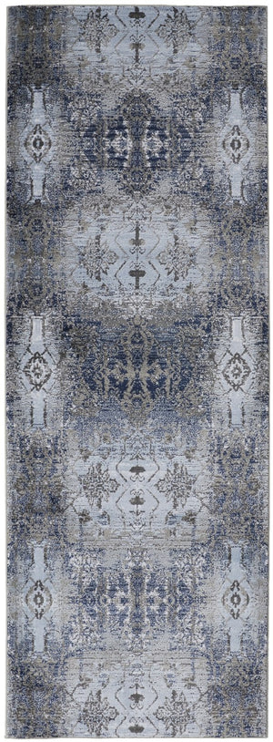 Feizy Rugs Gaspar Modern Bohemian Distressed Rug - Stunning Abstract Designs, Durable & Stain Resistant For Every Home Blue,Gray,Taupe Polypropylene,Polyester 7873834flblslgi1c