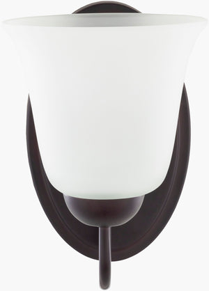 Surya Dallas 8" Elegant Metal Wall Sconce - Sophisticated Lighting To Elevate Your Home Decor Aesthetic Fixture, Metallic ,Bronze Iron Dls-001