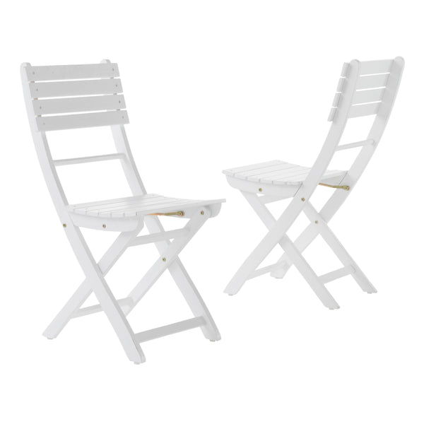 English Elm Positano Solid Acacia Outdoor Folding Table with Slatted Top for Patio or Deck 59327.00WHI-59328.00WHI4