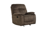 Parker House Cooper - Shadow Brown Manual Glider Reclining Sofa And Two Recliners Brown 100% Polyester (S) Mcoo-311-sbr