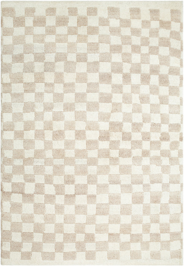 Damier DMI-2303 9' x 12' Handmade Rug DMI2303-912  Ivory, Beige Surya