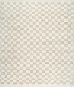 Damier DMI-2303 8' x 10' Handmade Rug DMI2303-810  Ivory, Beige Surya