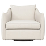 Bernhardt Joli Fabric Swivel Chair 5558-000 White P4812S_5558-000 Bernhardt