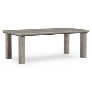 Bernhardt Bernhardt Monolith Dining Table With Wire-Brushed Oak Puma Finish, 84" Expandable Top, Rustic Modern Charm 343222