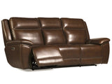 Parker House Jameson - Hickory Power Reclining Zero Gravity Sofa And Two Recliners Dark Brown 100% Leather ,Leather Match Mjam-311phz-hkry