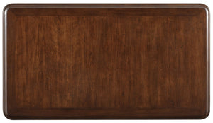 Hooker Furniture 42'' Leg Desk Distressed Dark Cherry Hardwood Console With Keyboard Drawer, Removable Insert, Versatile Use 5085-10442