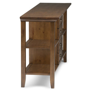 English Elm Redmond Console Sofa Table - Rustic Solid Wood Design With Storage & Unique Natural Charm B136P158102-GIGA