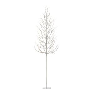 Winter White Adjustable Height LED Lighted Tree 7-8' XLQ40600 Park Hill