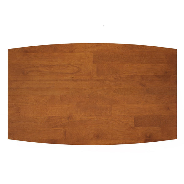English Elm Draper Mid-Century Modern Dining Table In Teak Brown – Stylish, Durable, Seats Up To 6 Comfortably! B136P158596