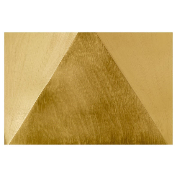 Pasargad Home Lexi Diamond Shape Iron Side Table – Modern Artistry For Chic Living Room Decor Brass Iron Prr-042brs