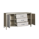 Zoey Two Door Buffet Silver P344302 Pulaski Furniture