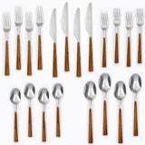 Lenox Cambridge Esben Beachwood 20-Piece Flatware Set NO COLOR METAL 631020CBW12