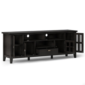 English Elm Artisan 72" Solid Wood Tv Media Stand In Hickory Brown - Stylish Storage & Modern Design For Your Home B136P158425