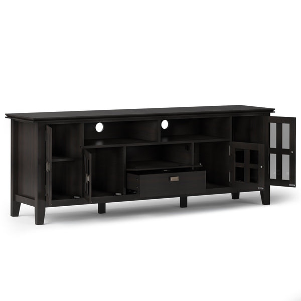 English Elm Artisan 72" Solid Wood Tv Media Stand In Hickory Brown - Stylish Storage & Modern Design For Your Home B136P158425