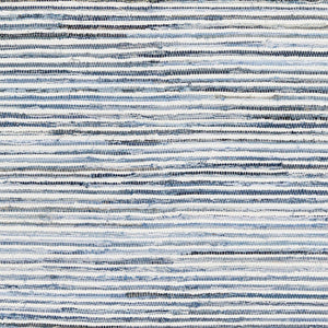 Livabliss Denim Flatweave Cotton Area Rug Hand Woven Cottage Style for Living Dining Rooms Navy, Blue 3' x 12' DNM1001-312